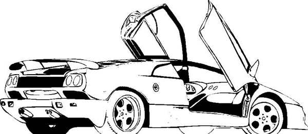 Раскраска GTO