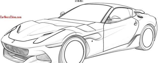 Ferrari 458 Blueprint