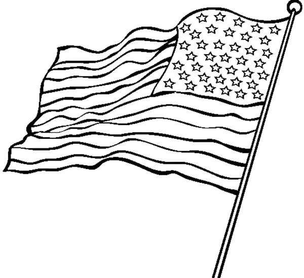 США раскраска