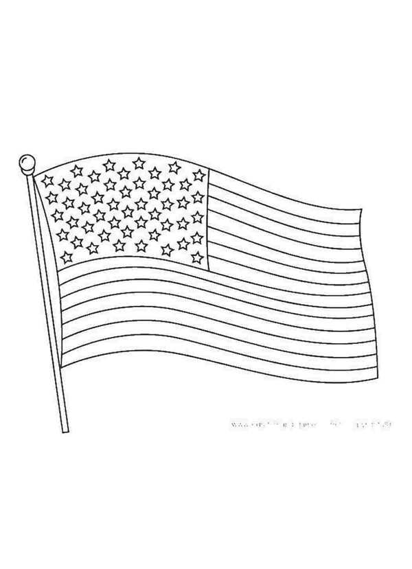 США раскраска