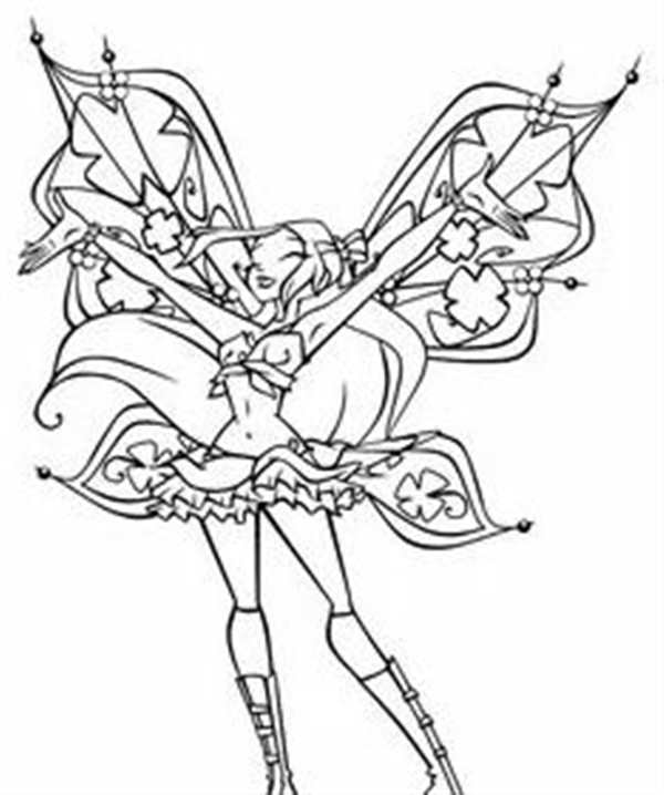 Раскраски Winx Стелла