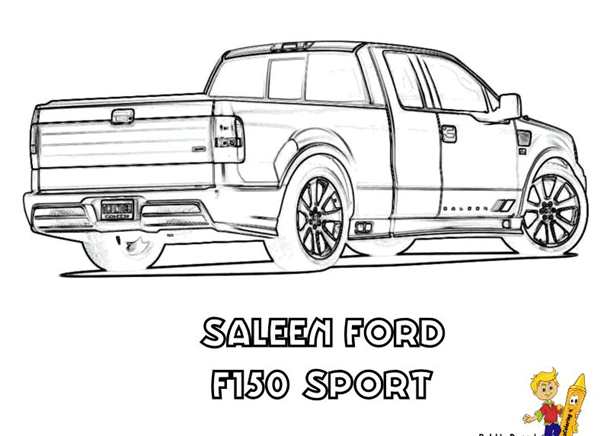 Ford f150 Raptor раскраска