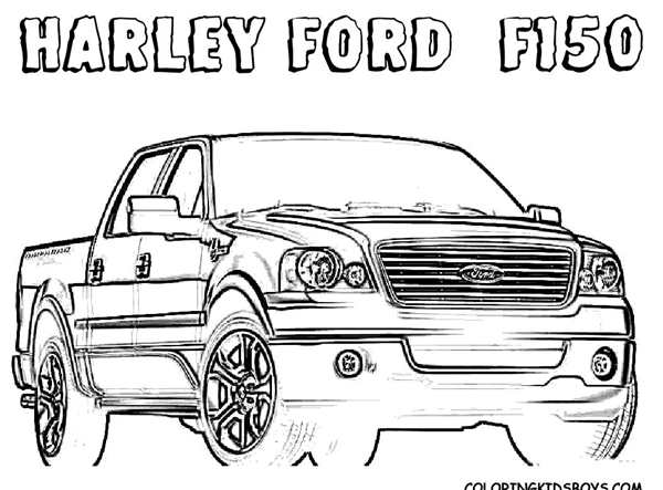 Ford f150 Raptor раскраска