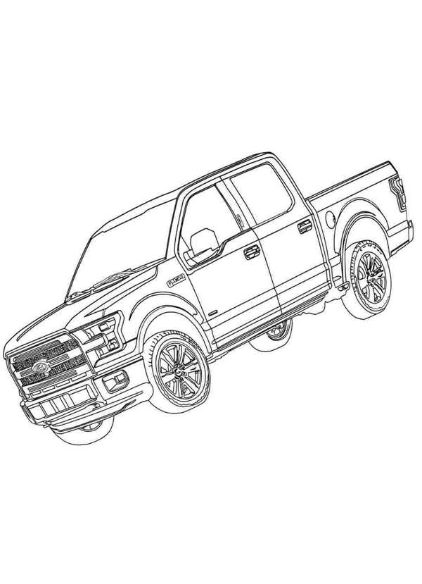 Ford f150 Raptor раскраска