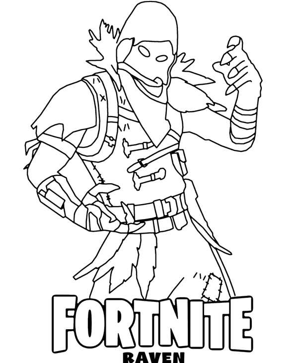 Раскраски из Fortnite