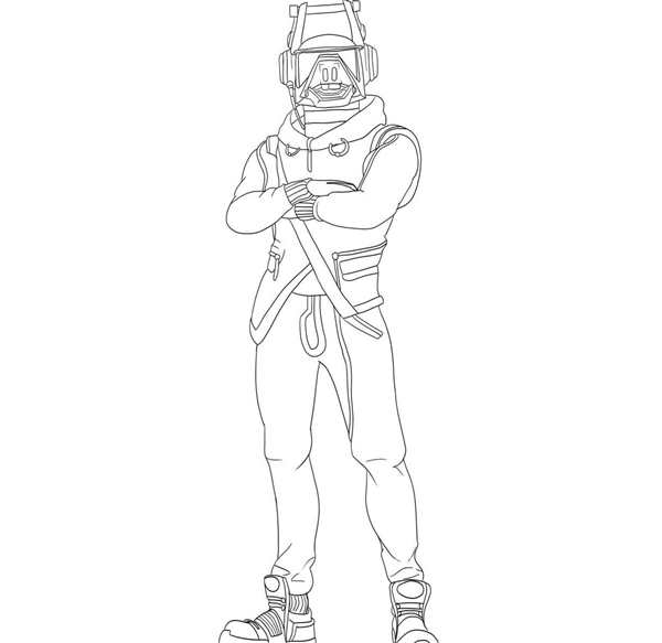 Раскраска Fortnite
