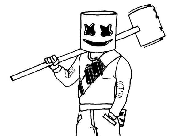 Раскраска Fortnite
