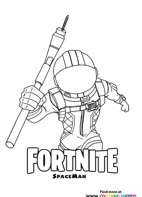 Раскраска Fortnite