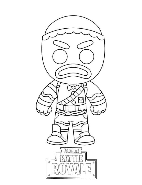 Раскраска Fortnite