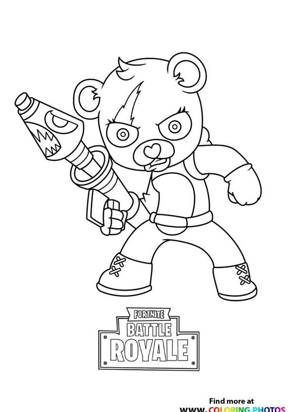 Раскраска Fortnite