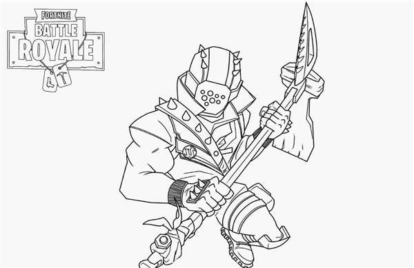 Раскраски Fortnite Mini