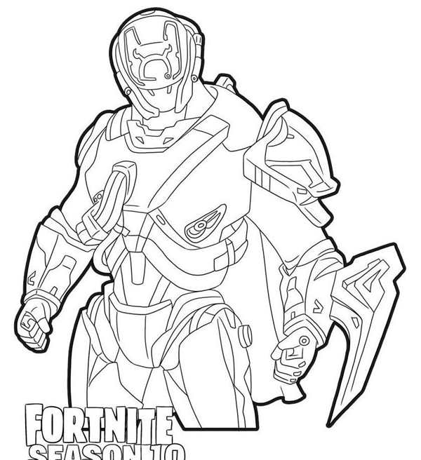 Раскраска Fortnite