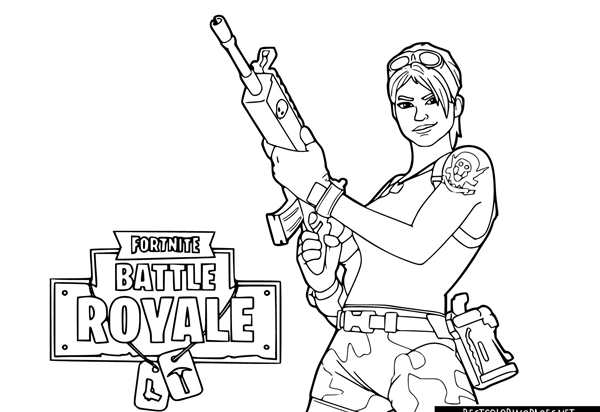 Картинки для раскрашивания Fortnite