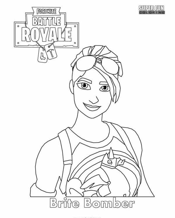 Раскраска Fortnite