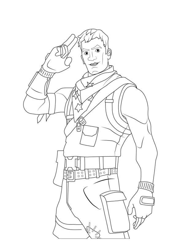 Раскраска Fortnite