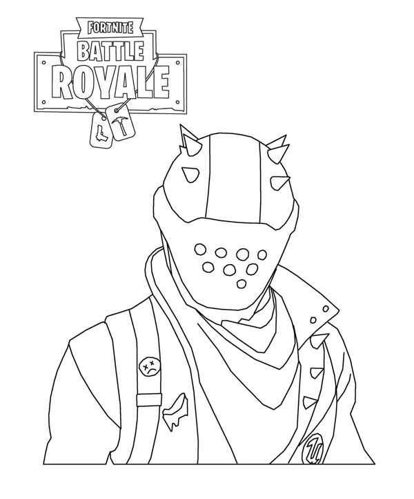 Раскраска Fortnite