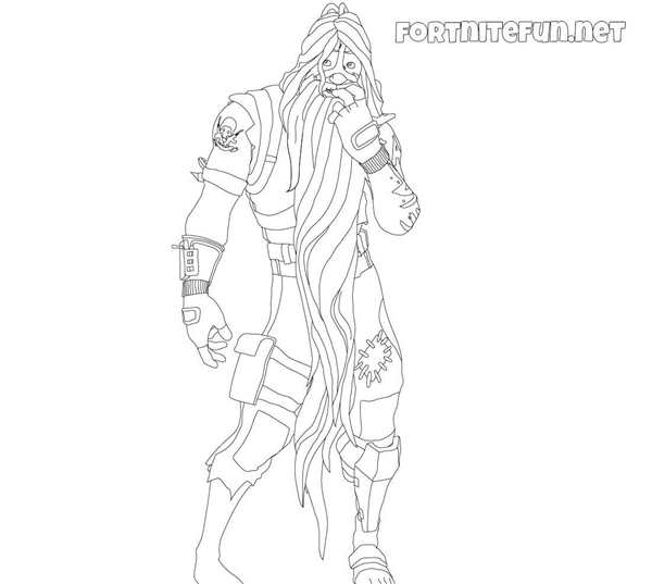 Раскраска Fortnite