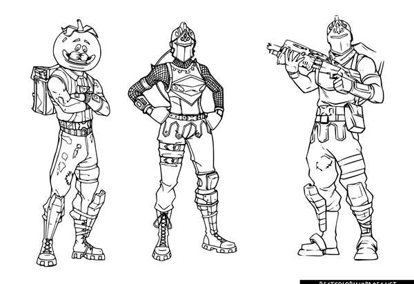 Раскраска Fortnite