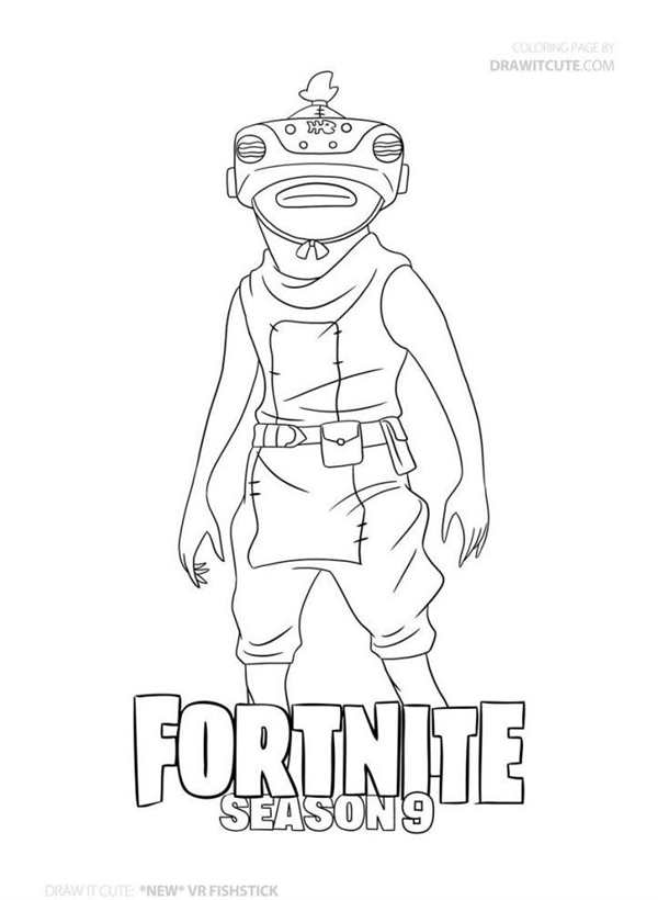 Раскраска Fortnite