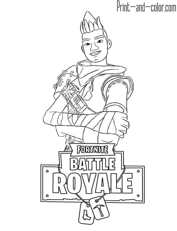 Раскраска FortNite Вендетта Ваши Руки Оружие