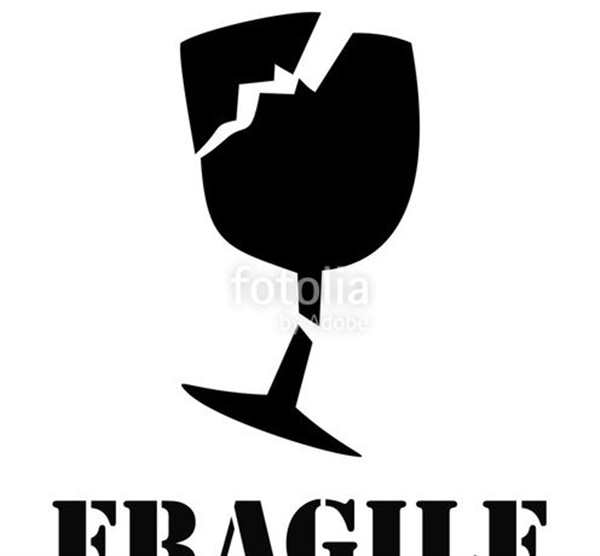 Fragile табличка