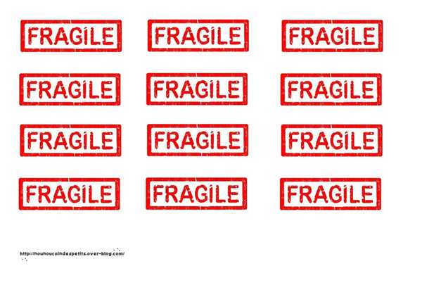 Fragile logo