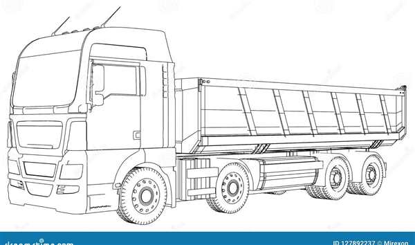 Раскраска грузовой автомобиль