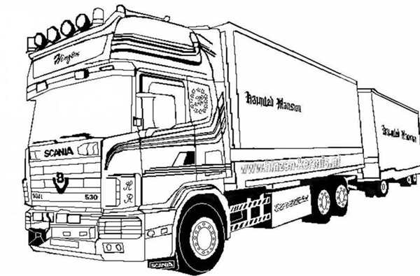 Renault Magnum чертеж