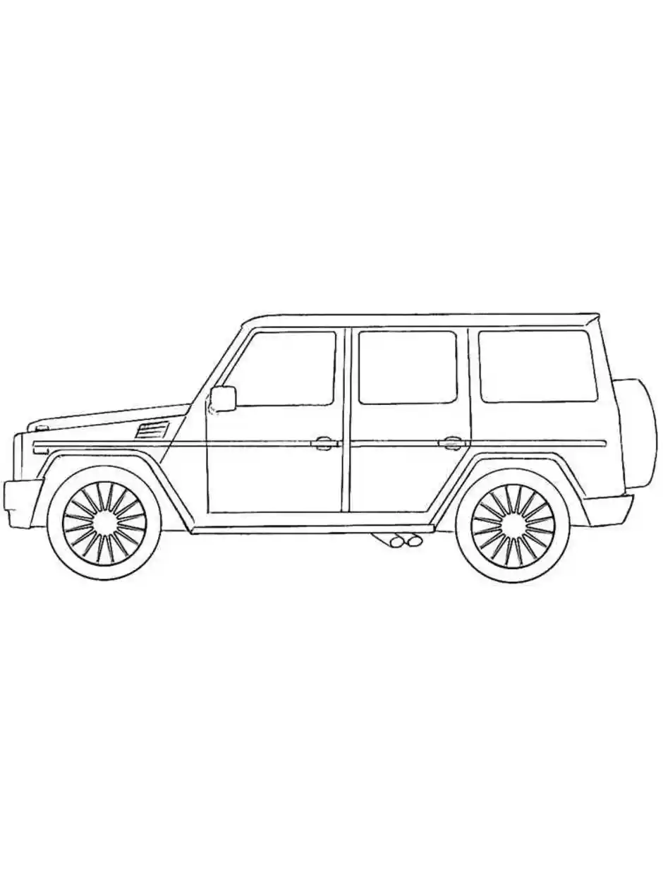 Раскраска Гелендвагена G63 AMG Создай Мировую Переделку