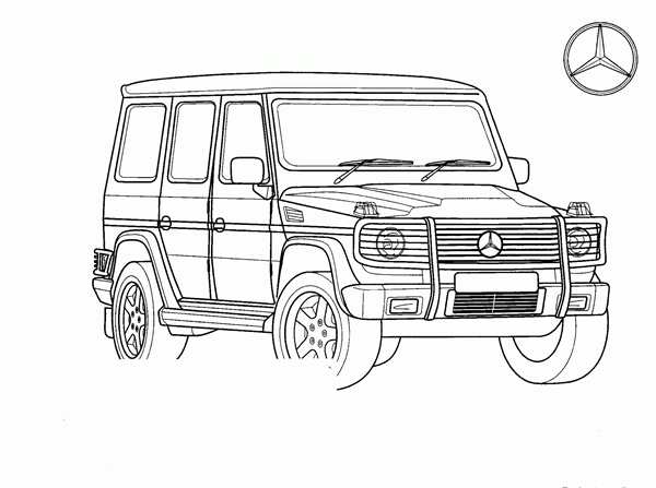 Раскраска Гелендвагена G63 AMG Создай Мировую Переделку