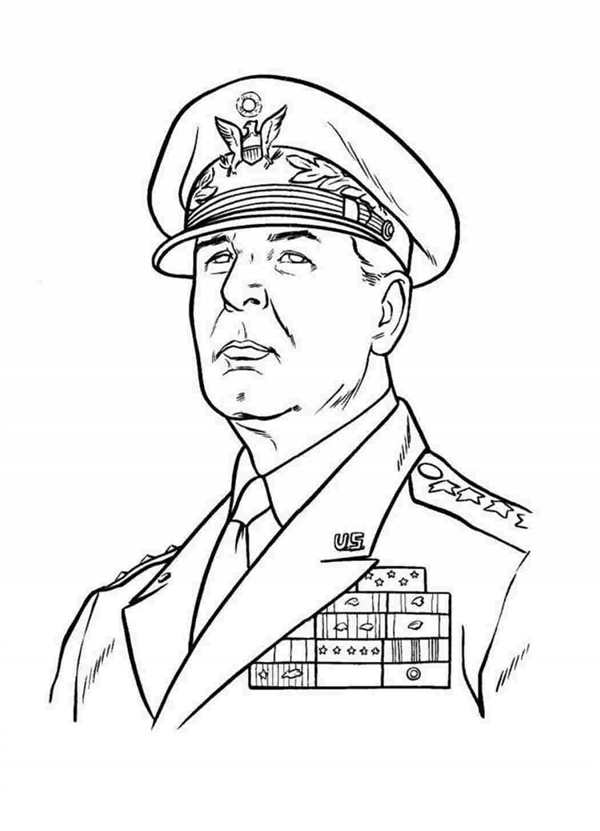 Генерал Гавс рисунок