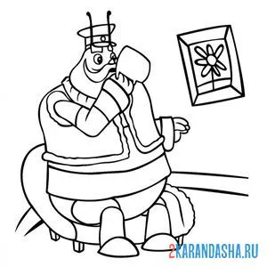 Раскраска Генерал Шер Веселое и образовательное занятие для детей