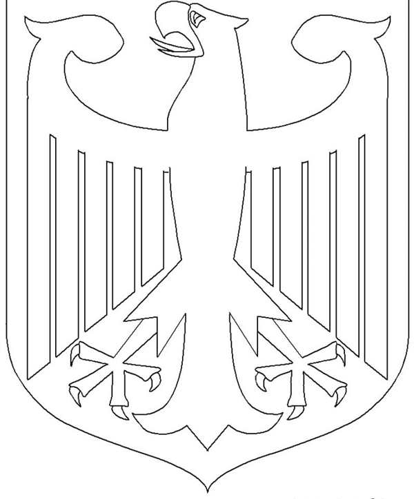 Герб России раскраска