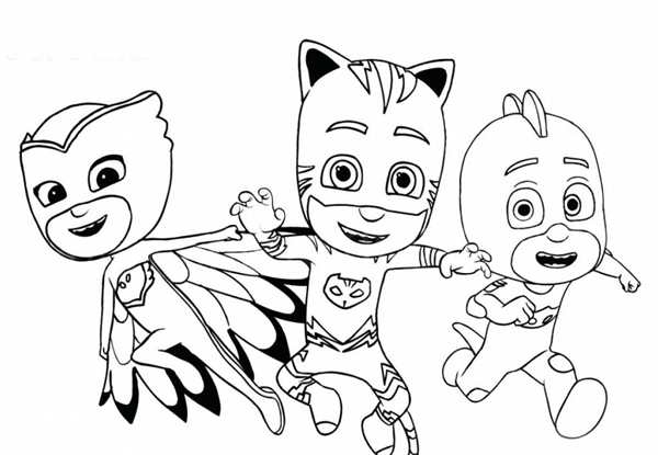 PJ Masks раскраски Гекко