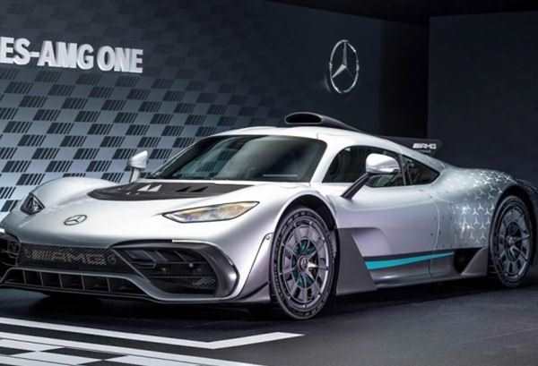 Раскраска Гиперкара Мерcedes AMG ONE