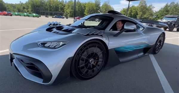 Раскраска Гиперкара Мерcedes AMG ONE