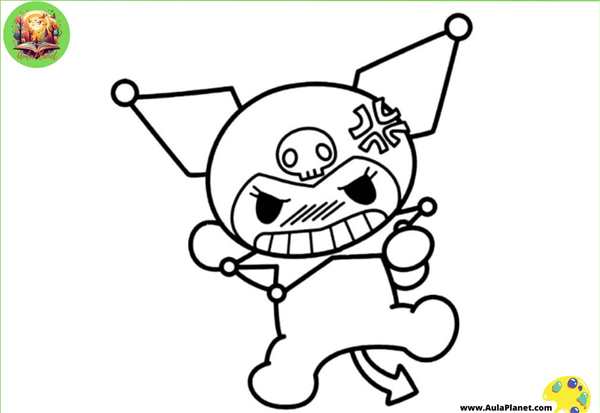 Kuromi раскраска