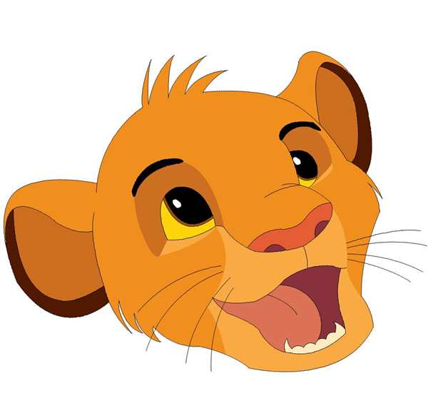 Раскраска Король Лев шрам
