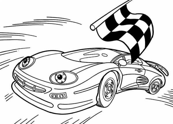 Спортивные авто раскраска