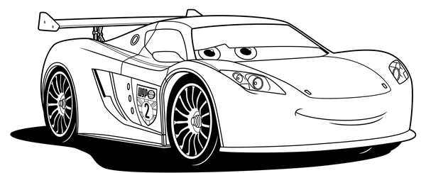 Автомобили (раскраски)