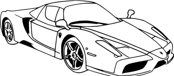 Автомобили (раскраски)