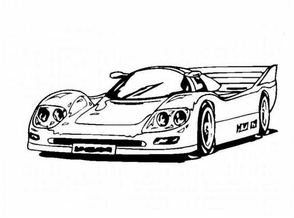 Раскраска Макларен 720s