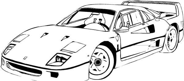 Автомобили (раскраски)