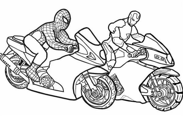 Раскраска мотоциклов Honda CBR