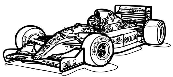 Раскраска гоночного бида Haas VF22 Цвета и детали