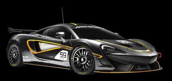 Раскраска Гоночного McLaren P1 GTR Ваши Руки Водитель
