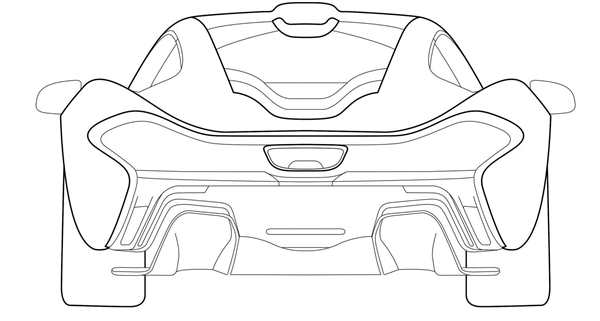Раскраска Гоночного McLaren P1 GTR Ваши Руки Водитель