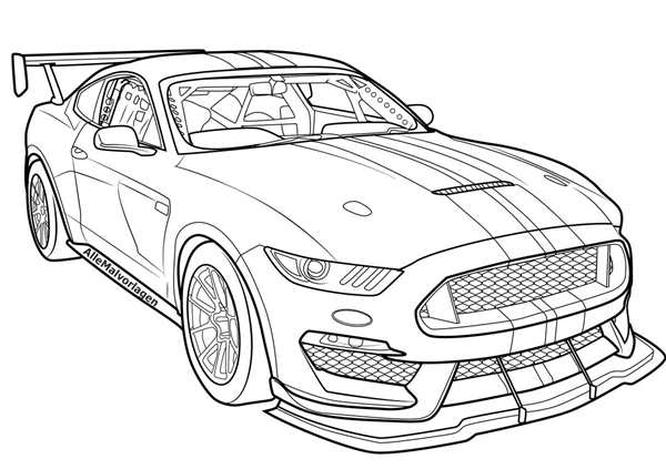 Nissan GTR r35 раскраска