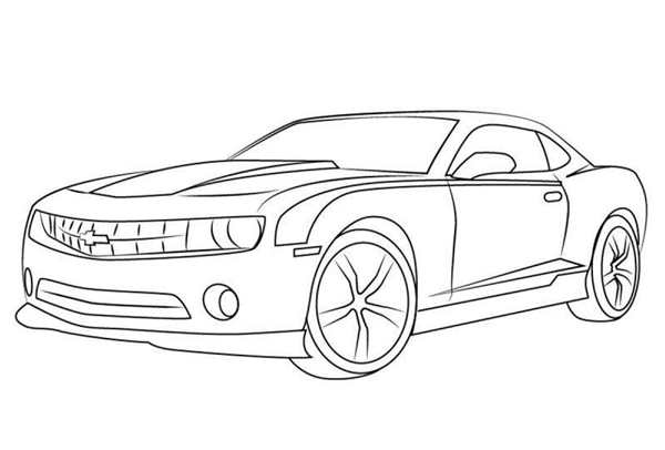 Chevrolet Corvette 2022 машины раскраска