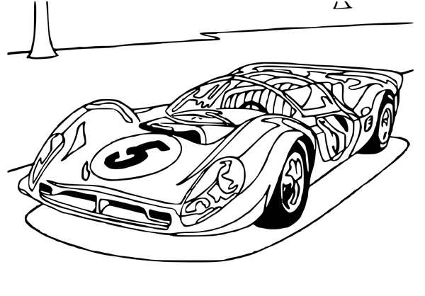 Chevrolet Corvette рисунок